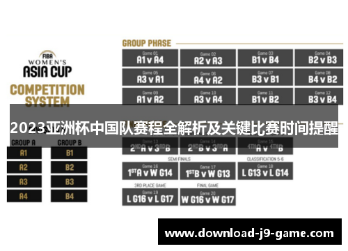 2023亚洲杯中国队赛程全解析及关键比赛时间提醒